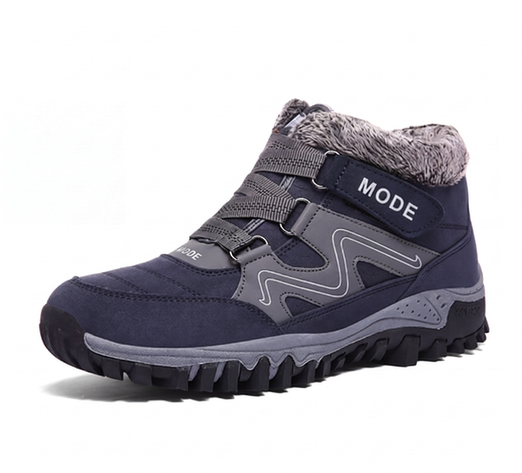 Gevoerde sneeuwboots met stevige profielzool-14