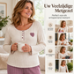 ✨Pyjamaset met ribboord voor dames, met hartjesborduursel