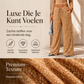 Wijde paillettenbroek met hoge taille voor dames-4