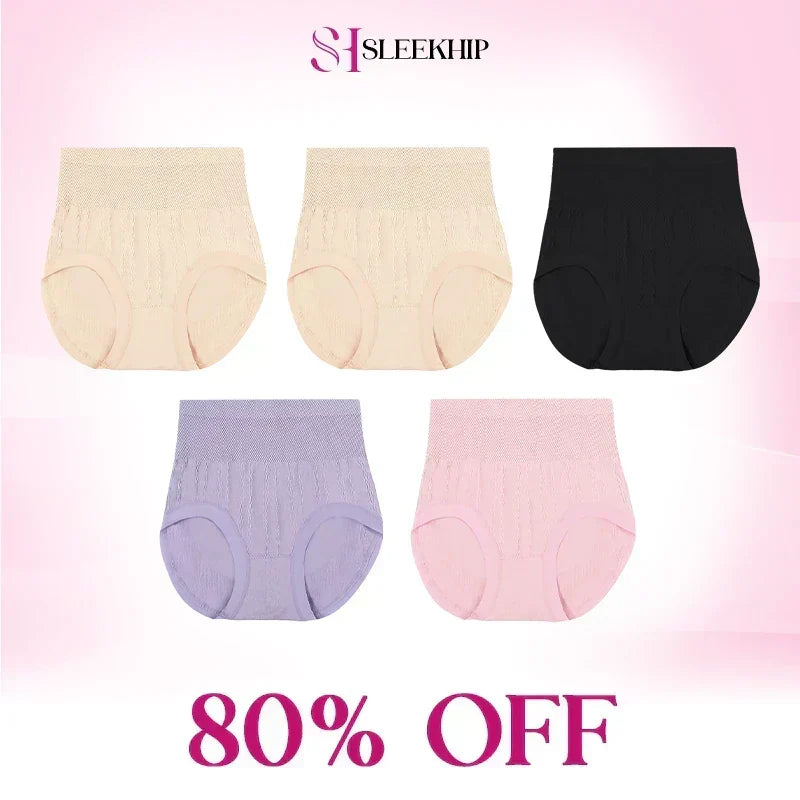 Lekvrij High-Waist Ondergoed met 3-Lagen Bescherming-21